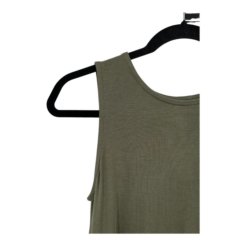 Caslon dress sleeveless swing olive size X-Small XS - Picture 2 of 4